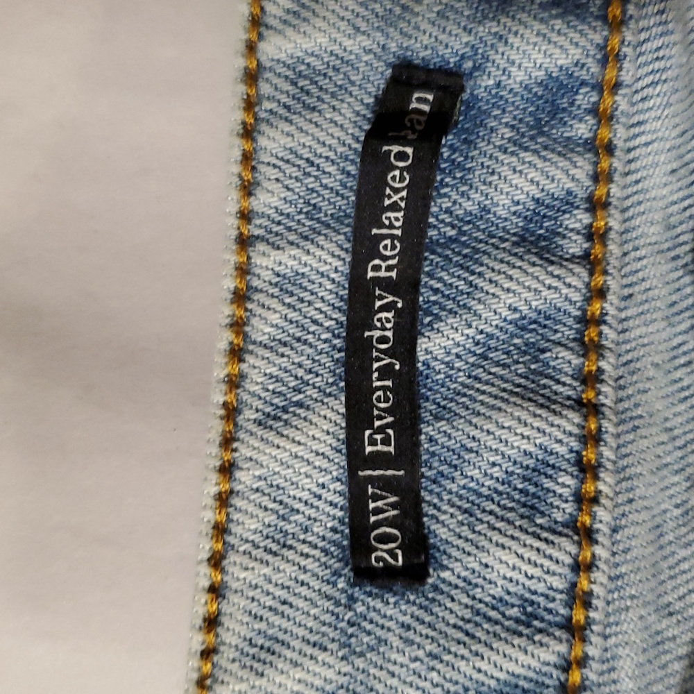 NEW Talbots Everyday Relaxed Jeans Ankle Light High Straight Stretch Womens 20W - Picture 5 of 8